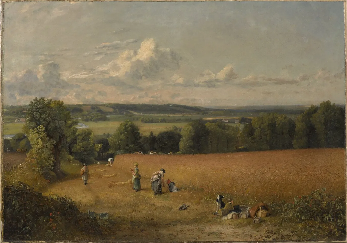 The Wheat Field — John Constable