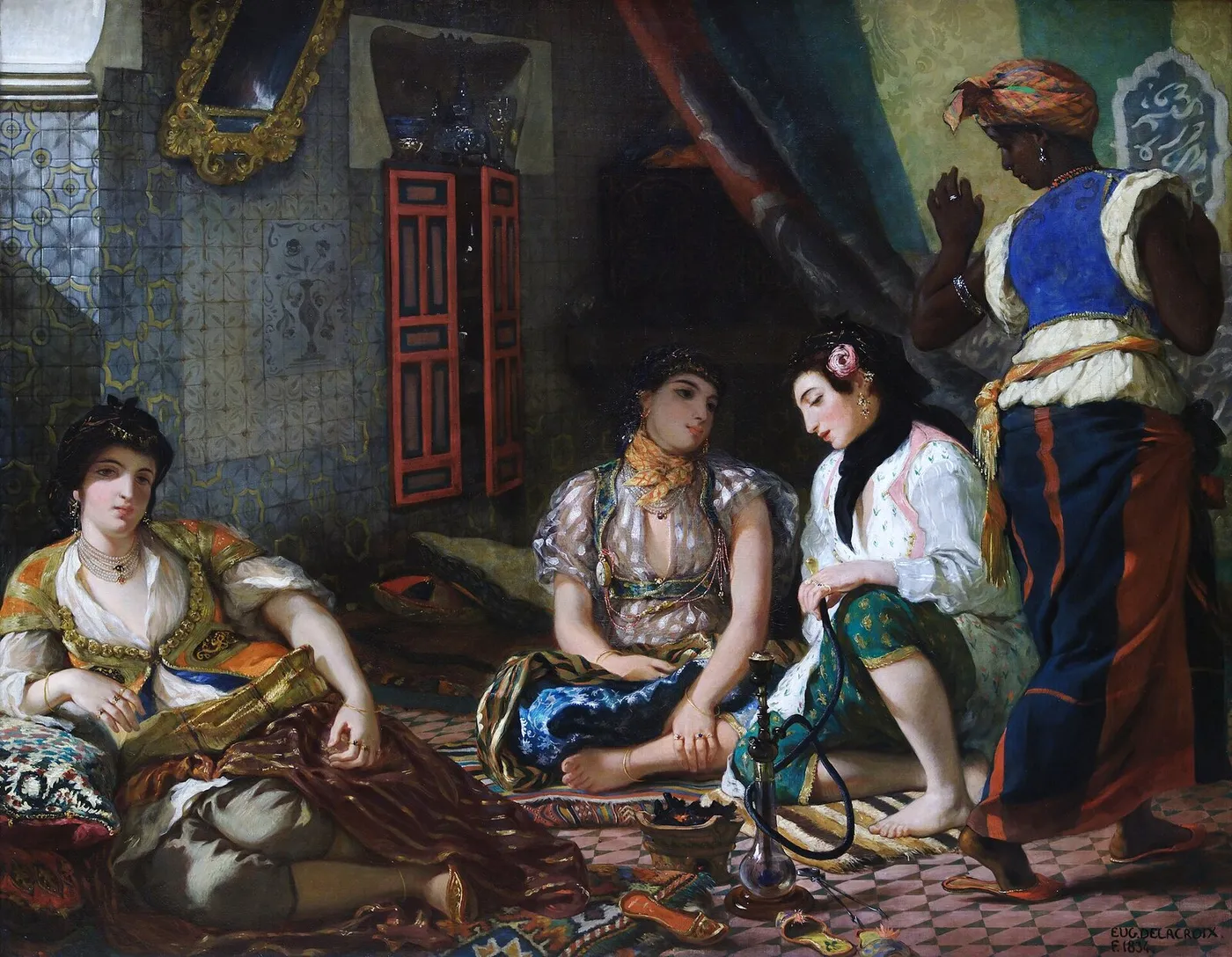 The Women of Algiers — Eugène Delacroix