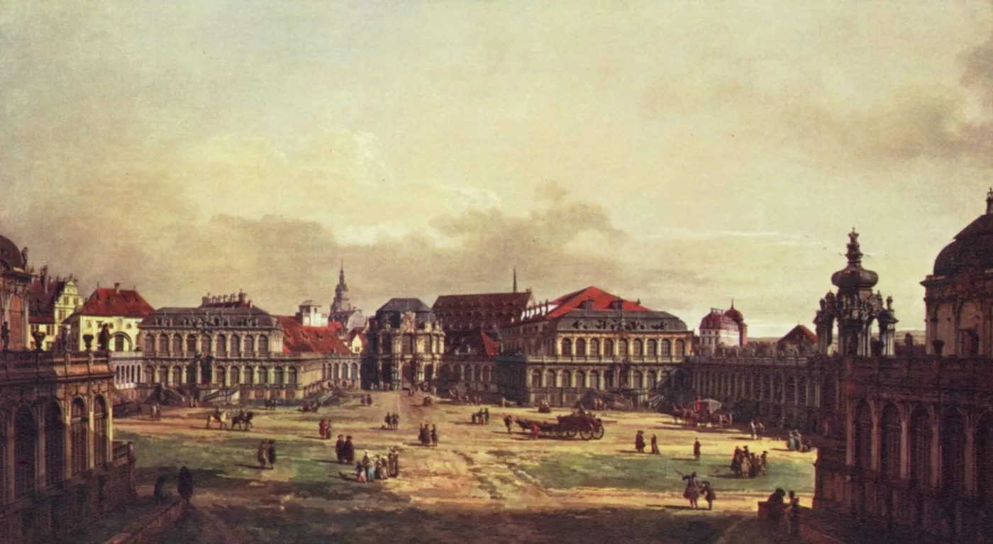 The Zwinger in Dresden — Bernardo Bellotto