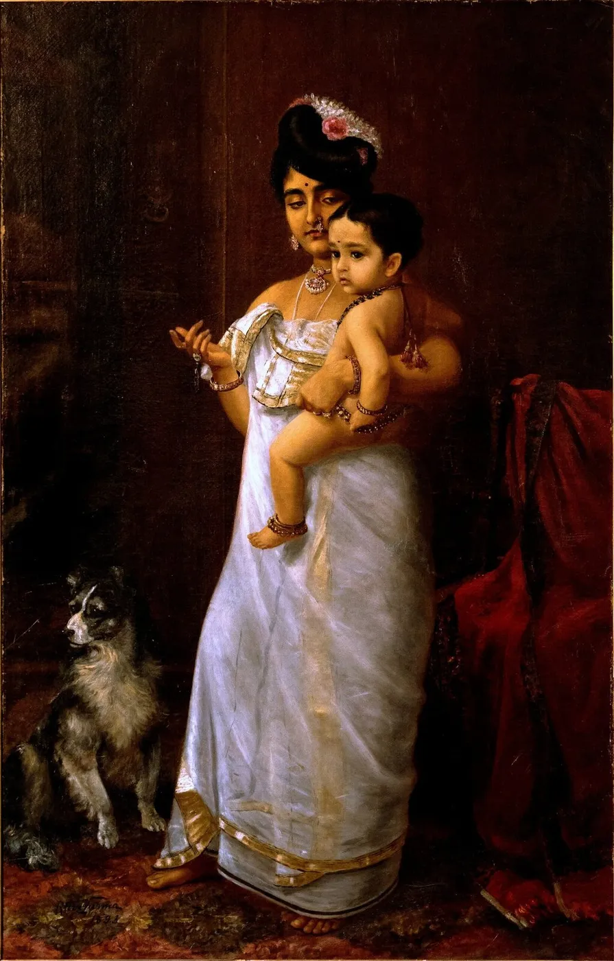 There Comes Papa — Raja Ravi Varma
