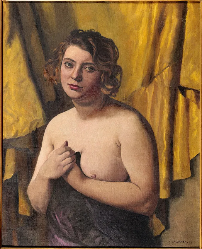 Torse de femme (1924) by Félix Vallotton — original painting reproduced as a hand-painted oil on canvas