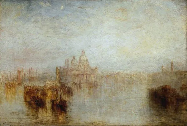 Venice - Maria della Salute (1844) by J. M. W. Turner — original painting reproduced as a hand-painted oil on canvas