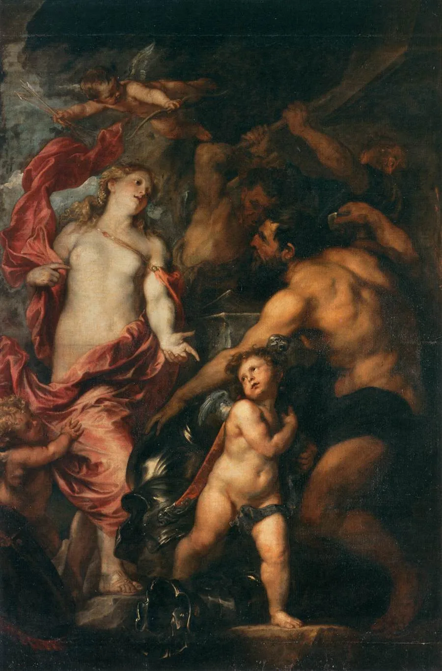 Venus Asks Vulcan to Cast Arms for her Son Aeneas — Anthony van Dyck