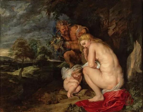 Venus Frigida (1614) by Peter Paul Rubens — original painting reproduced as a hand-painted oil on canvas