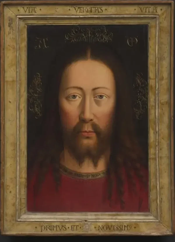 Vera Icon (1439) by Jan van Eyck — original painting reproduced as a hand-painted oil on canvas