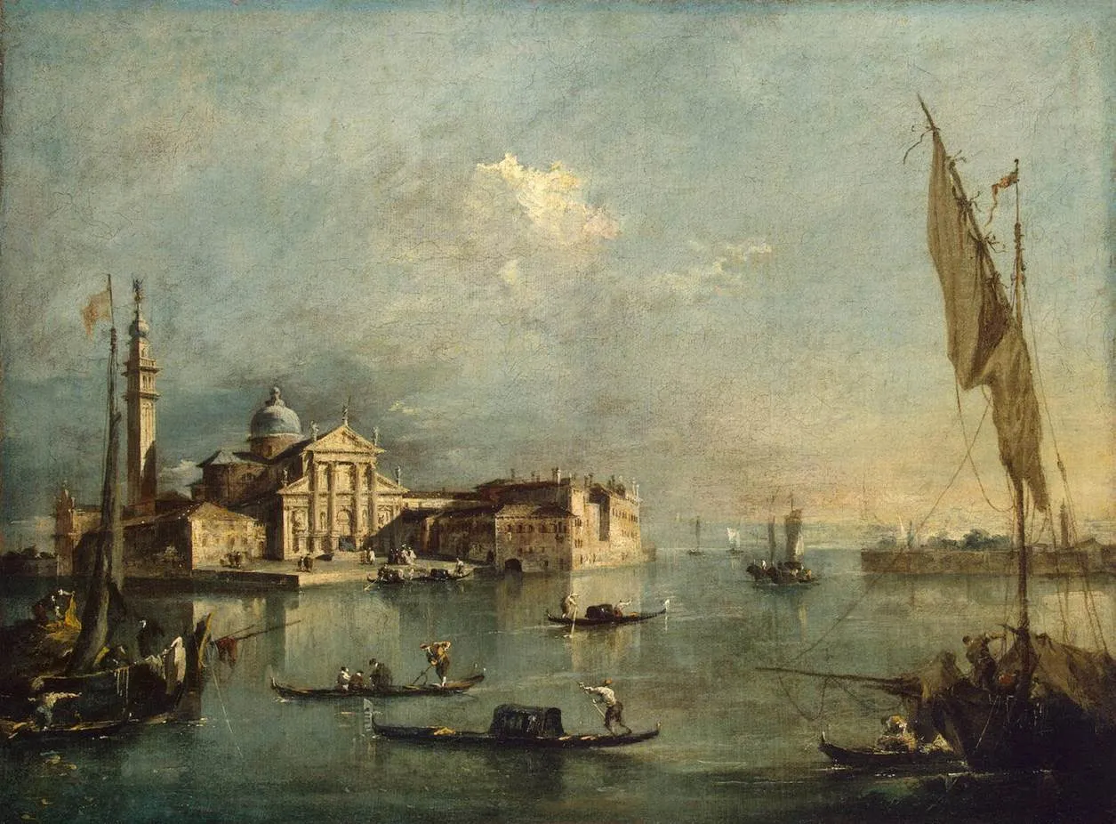 View of the Island of San Giorgio Maggiore — Francesco Guardi