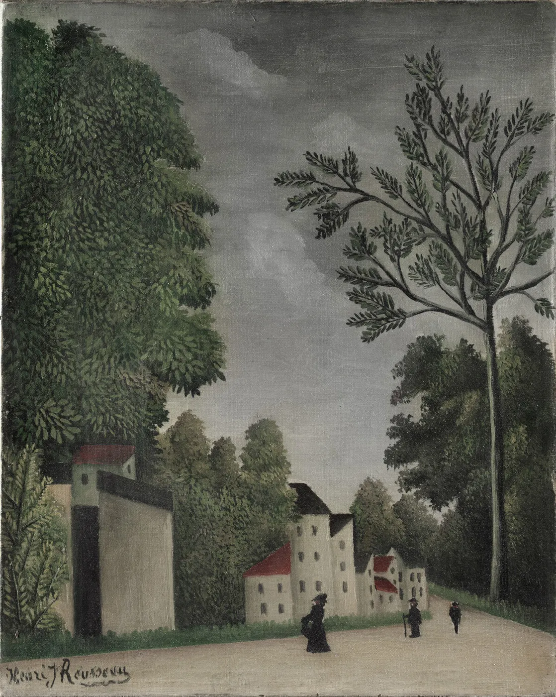 Village Street — Henri Rousseau