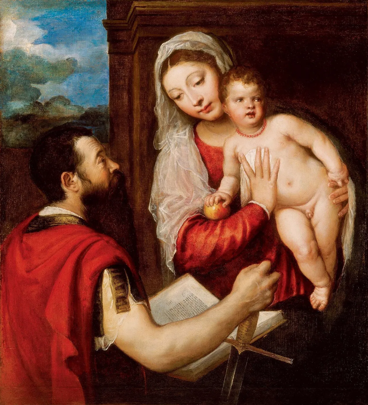 Virgin and Child with Saint Paul — Titian