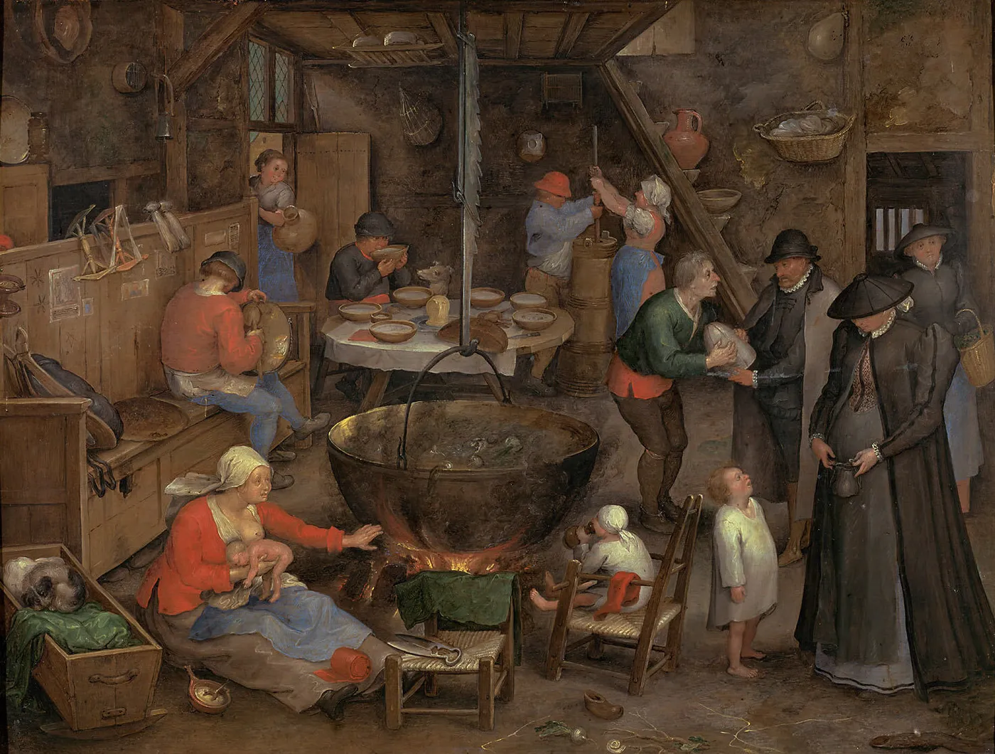 Visit to the Farm — Jan Brueghel the Elder