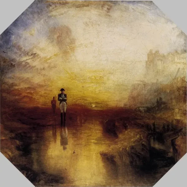 War. The Exile and the Rock Limpet (1842) by J. M. W. Turner — original painting reproduced as a hand-painted oil on canvas
