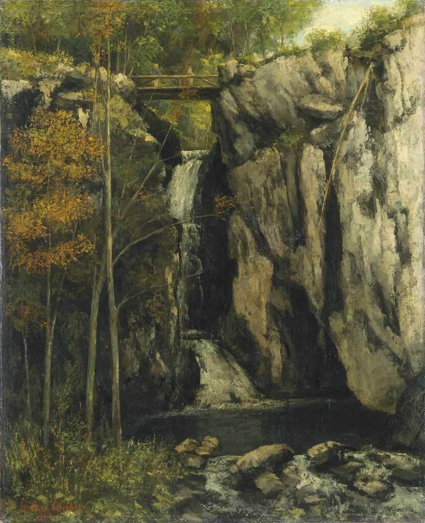 Waterfalls — Gustave Courbet