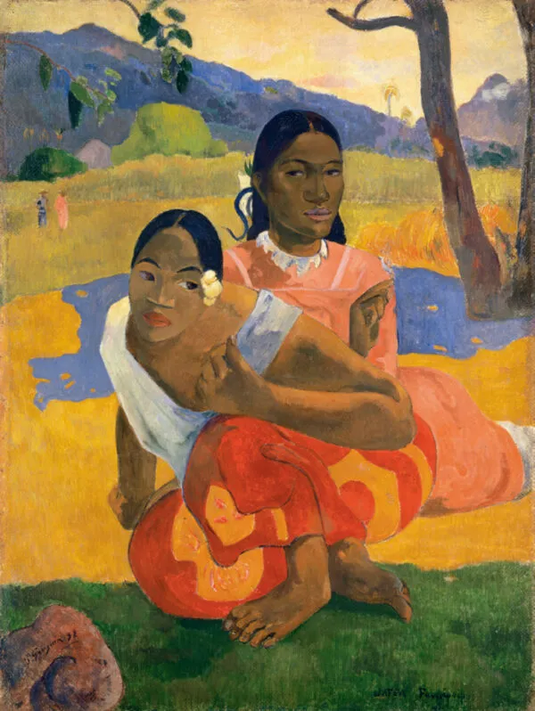When Will You Marry? (1892) by Paul Gauguin — original painting reproduced as a hand-painted oil on canvas