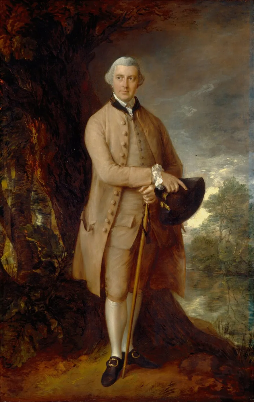 William Johnstone-Pulteney, later 5th Baronet (1772) by Thomas Gainsborough — original painting reproduced as a hand-painted oil on canvas