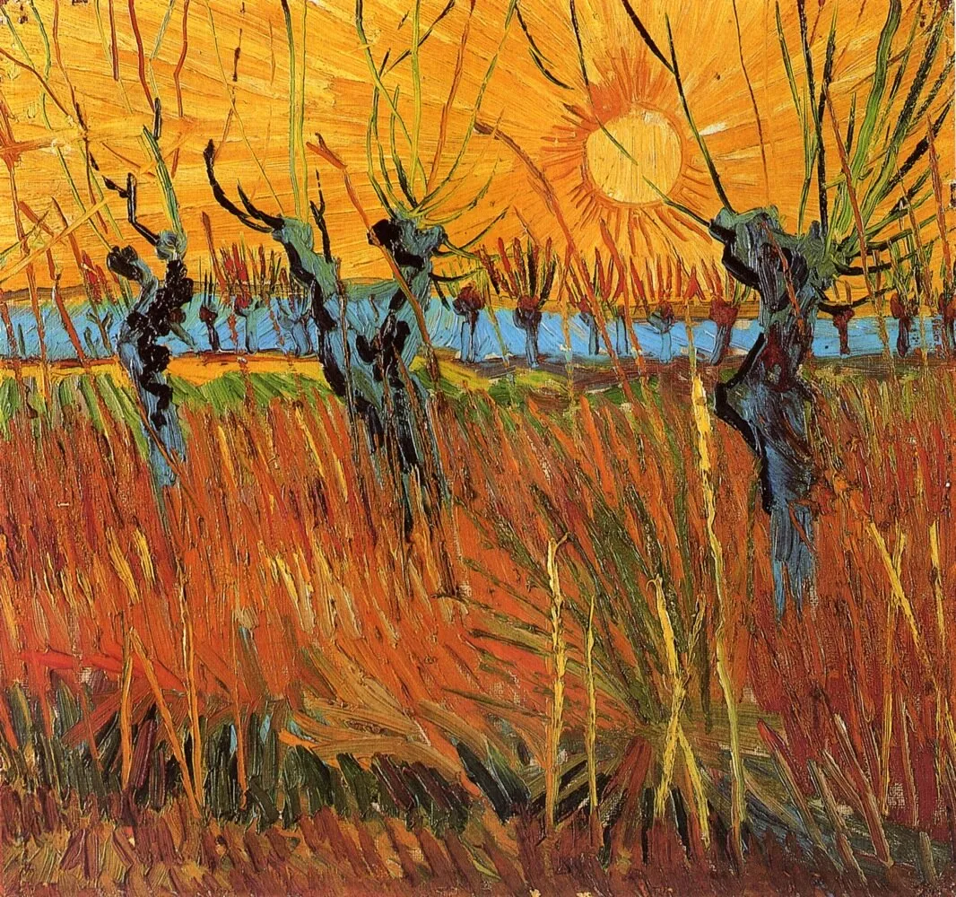 Willows at Sunset — Vincent van Gogh