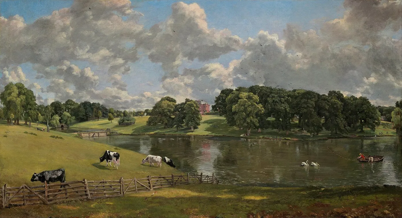 Wivenhoe Park (1816) by John Constable — original painting reproduced as a hand-painted oil on canvas