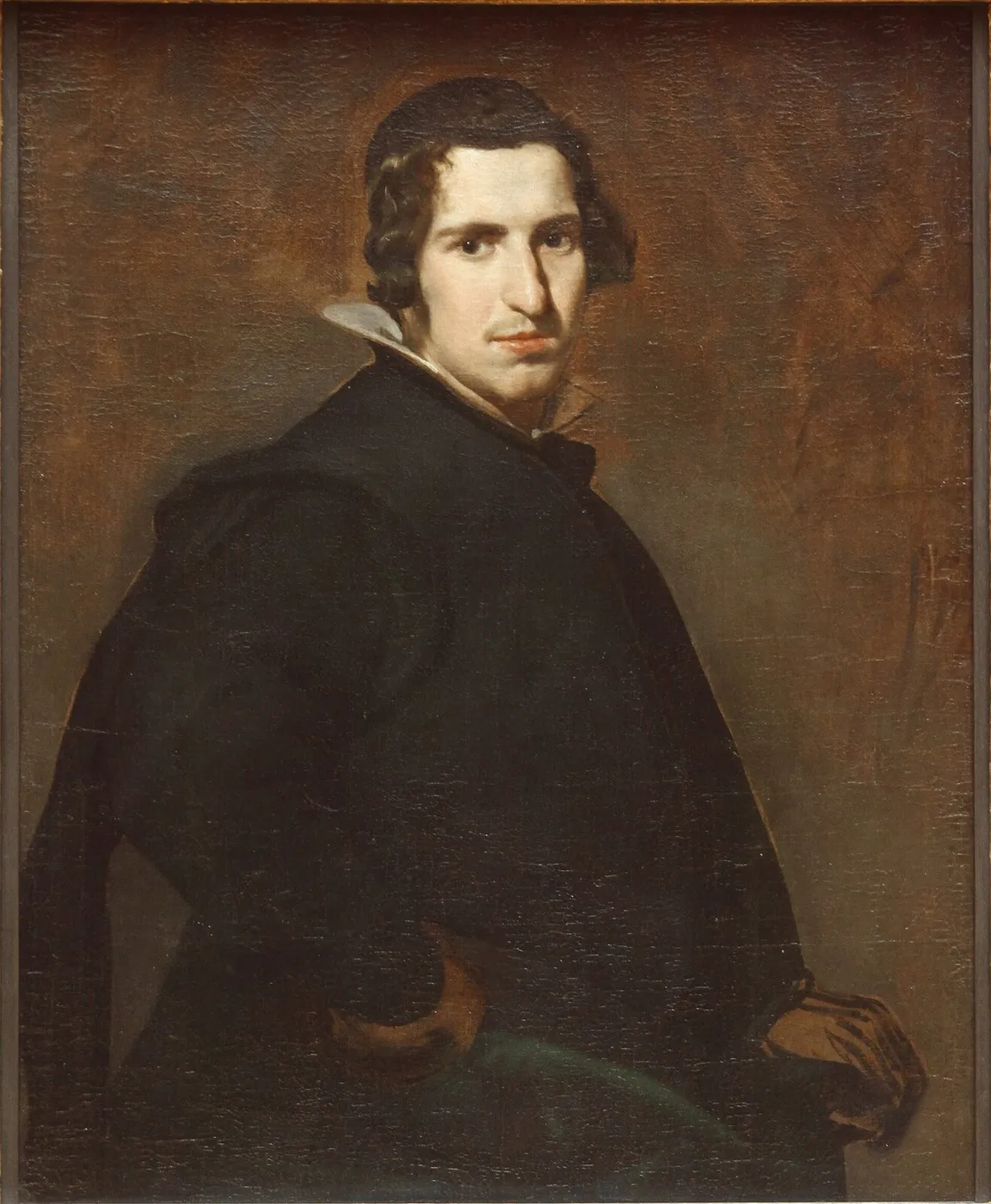 Young Spanish Nobleman (1629) by Diego Velázquez — original painting reproduced as a hand-painted oil on canvas