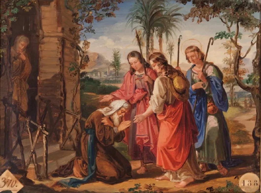 Abraham and the three Angels — Bernardino Montañés