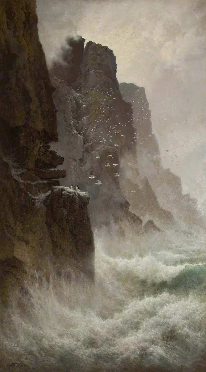 After the Storm, North Cornwall by Arthur Suker — original painting reproduced as a hand-painted oil on canvas