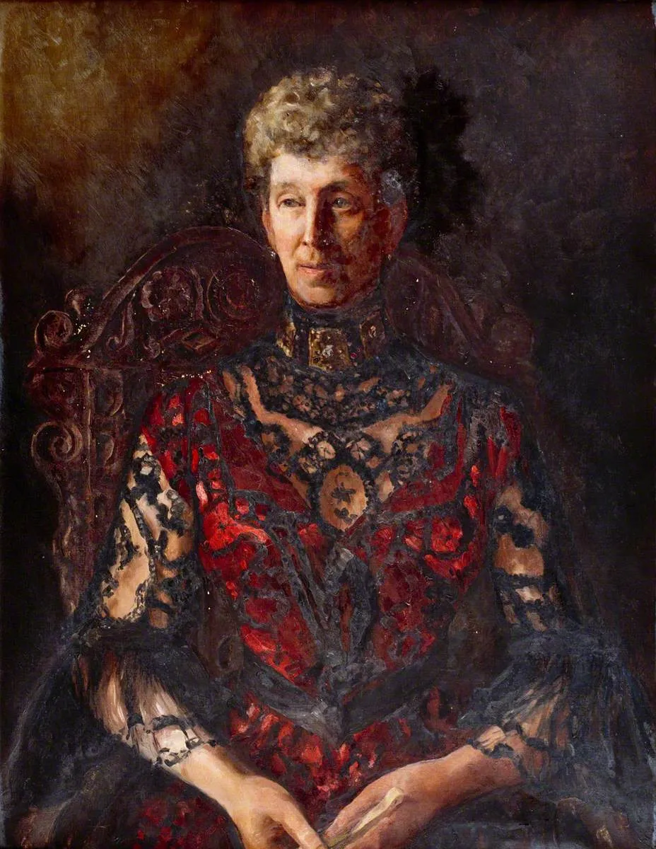 Agnes Margaret Anderson (1900) by Agnes Stepney Gulston — original painting reproduced as a hand-painted oil on canvas