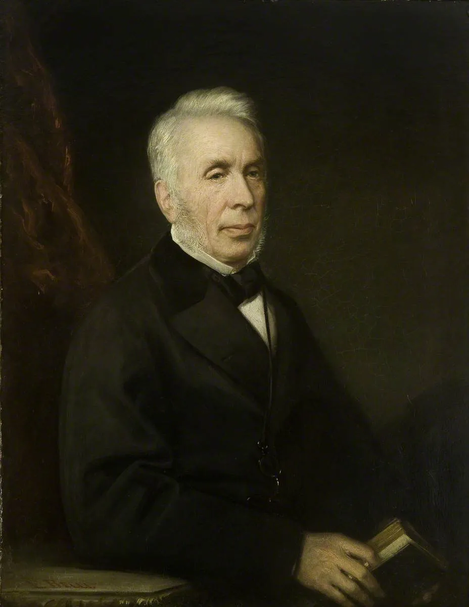 Alexander Tweedie (1794–1884) (1870) by Enrico Belli — original painting reproduced as a hand-painted oil on canvas