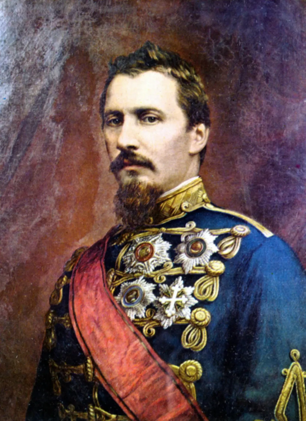Alexandru Ioan Cuza (1866) by Carol Szathmari — original painting reproduced as a hand-painted oil on canvas