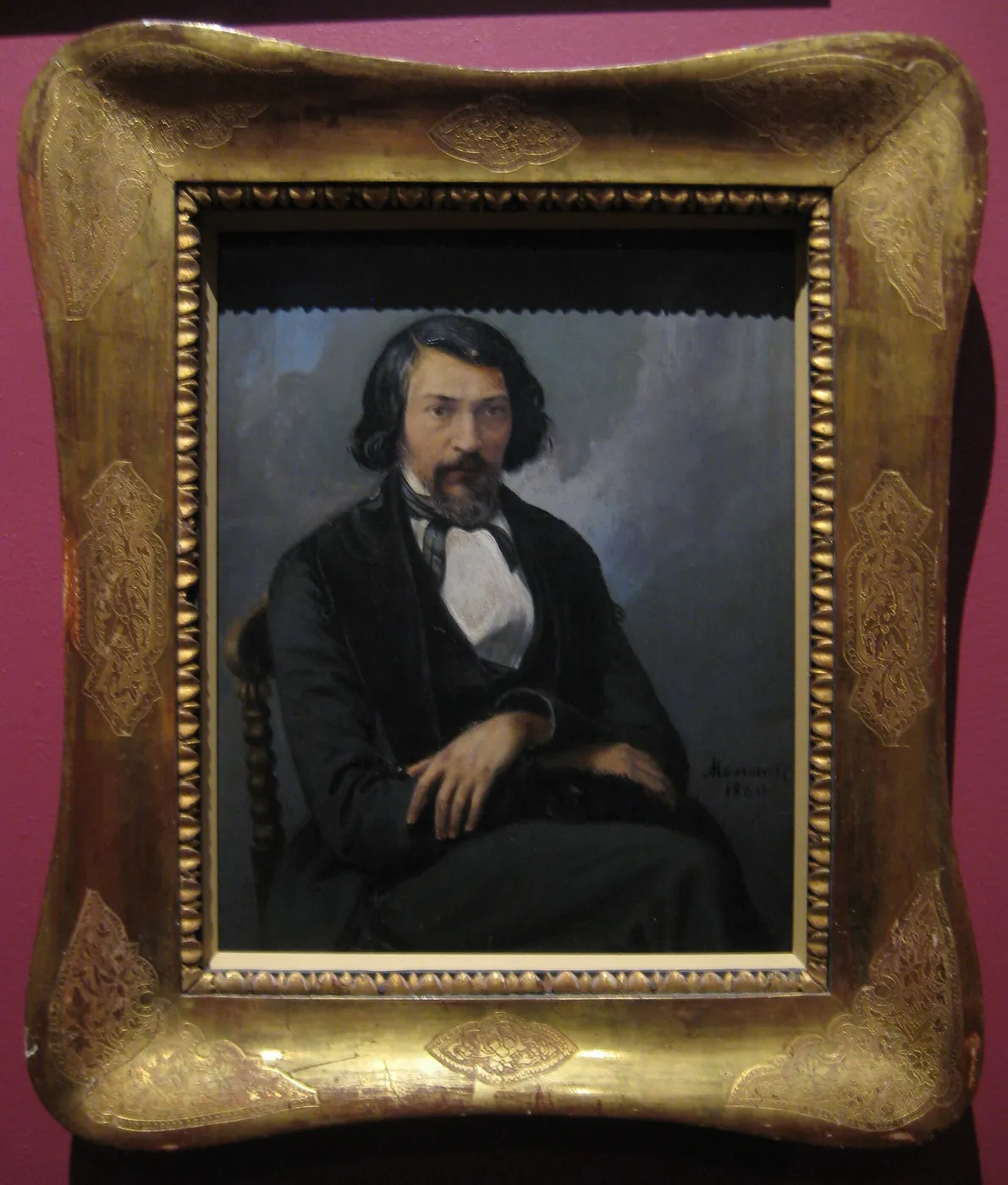 Alexey Khomyakov (1880) by Emmanuil Dmitriev-Mamonov — original painting reproduced as a hand-painted oil on canvas