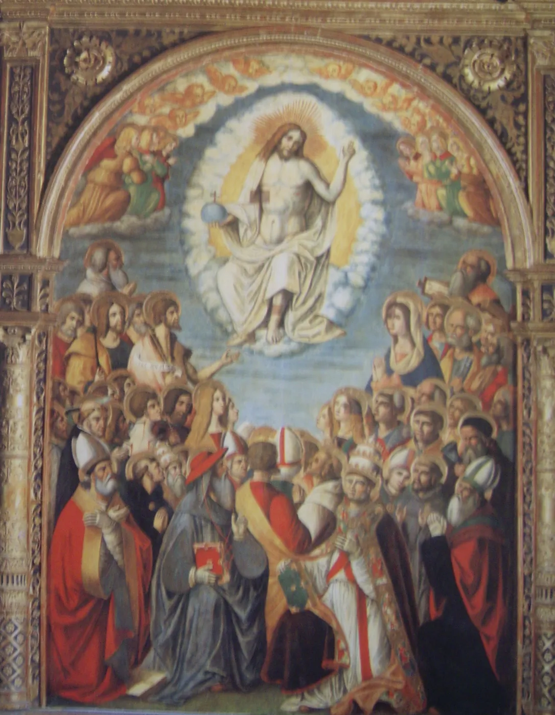 All Saints (1527) by Antonio Marinoni — original painting reproduced as a hand-painted oil on canvas