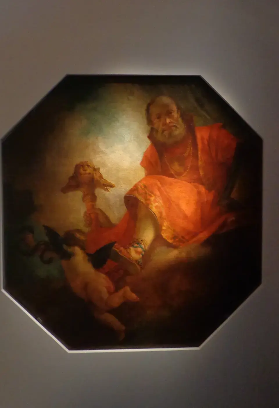 Allegory of Wise Counsel (1748) by Francesco Zugno — original painting reproduced as a hand-painted oil on canvas