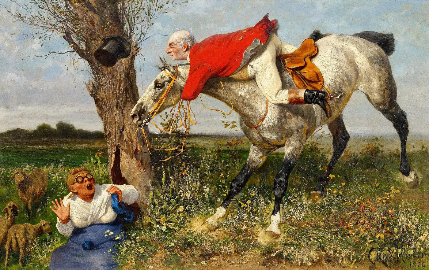 An accidental meeting — Carl Rudolf Huber