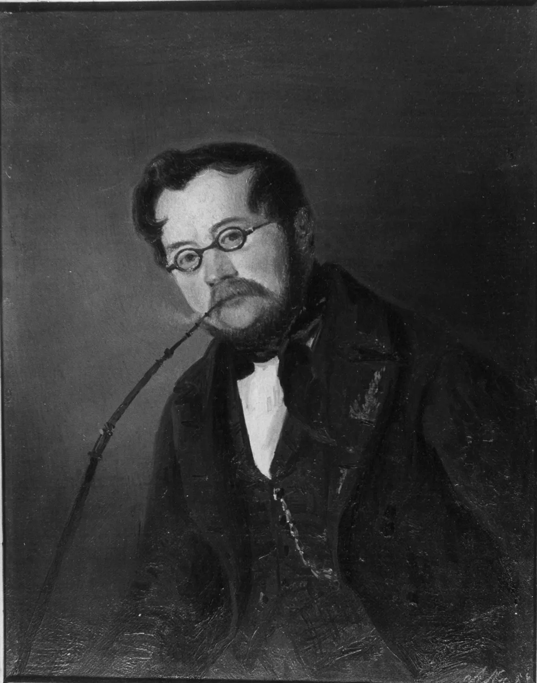 Andreas Wulfsberg Grøtting (1900) by Axel Nordgren — original painting reproduced as a hand-painted oil on canvas