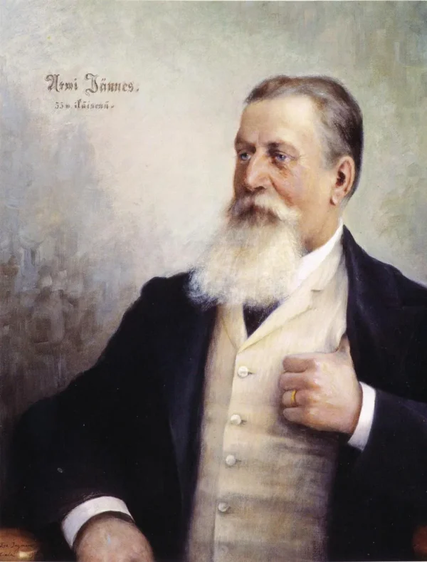 Arvid Genetz (1903) by Eva Ingman — original painting reproduced as a hand-painted oil on canvas