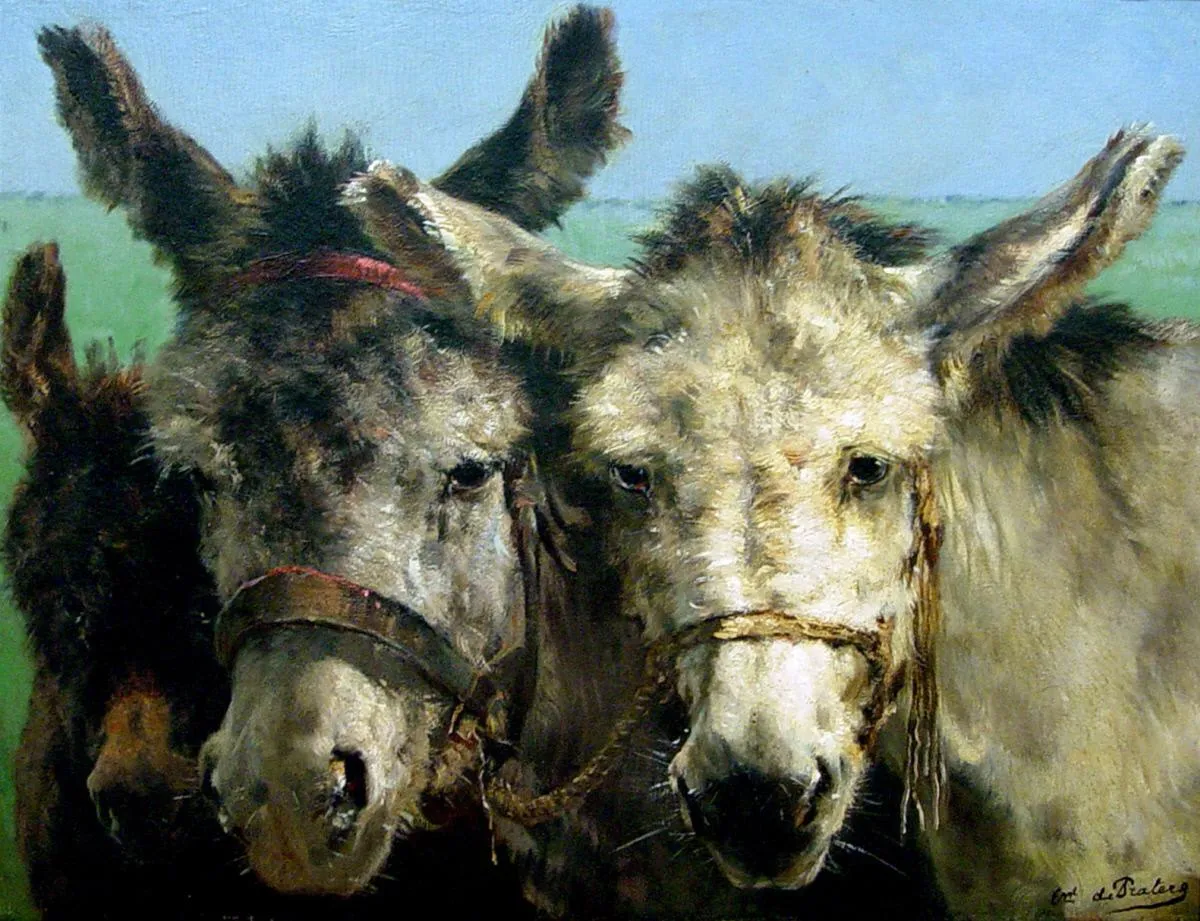 At the Day’s End by Edmond de Pratere — original painting reproduced as a hand-painted oil on canvas