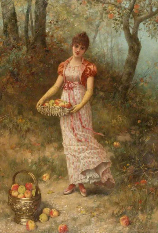 Autumn (1880) by Emile Eisman-Semenowsky — original painting reproduced as a hand-painted oil on canvas