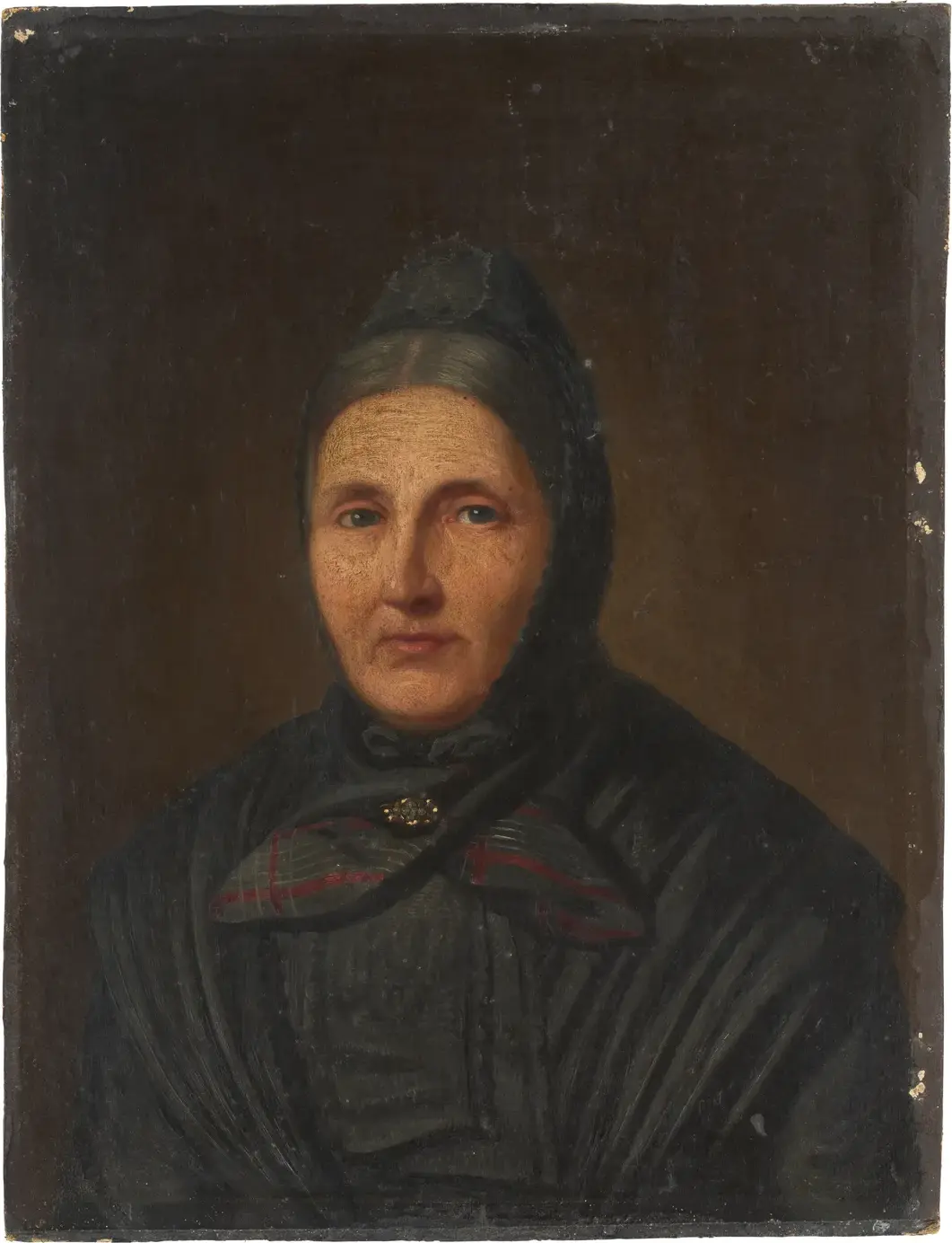 Bildnis der Crescentia Spiegelhalder, geb. Kessler (1900) by Daniel Cornelius Gesell — original painting reproduced as a hand-painted oil on canvas