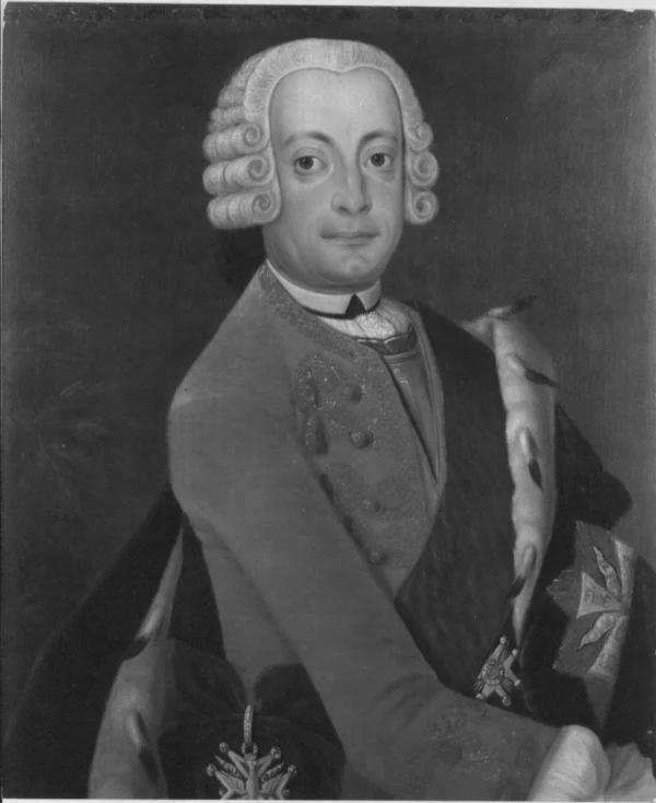Charles, Duke of Mecklenburg-Strelitz (1708-52) (1750) by Daniel Woge — original painting reproduced as a hand-painted oil on canvas