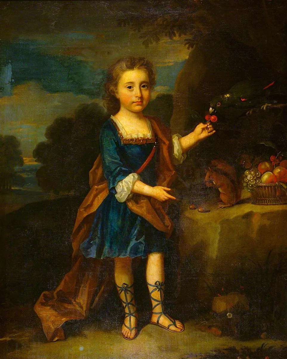 Charles Long III (1748–1813) (1755) by Frans van der Mijn — original painting reproduced as a hand-painted oil on canvas
