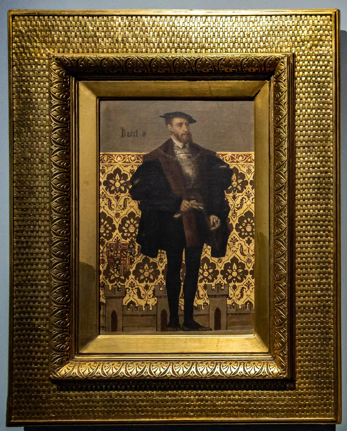 Charles V (1843) by Albrecht De Vriendt — original painting reproduced as a hand-painted oil on canvas