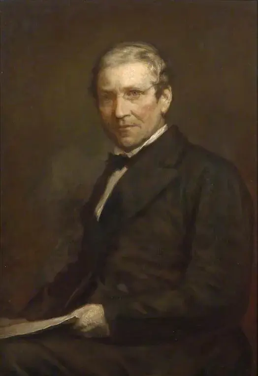 Charles Wheatstone (1802–1875) by Charles Martin — original painting reproduced as a hand-painted oil on canvas