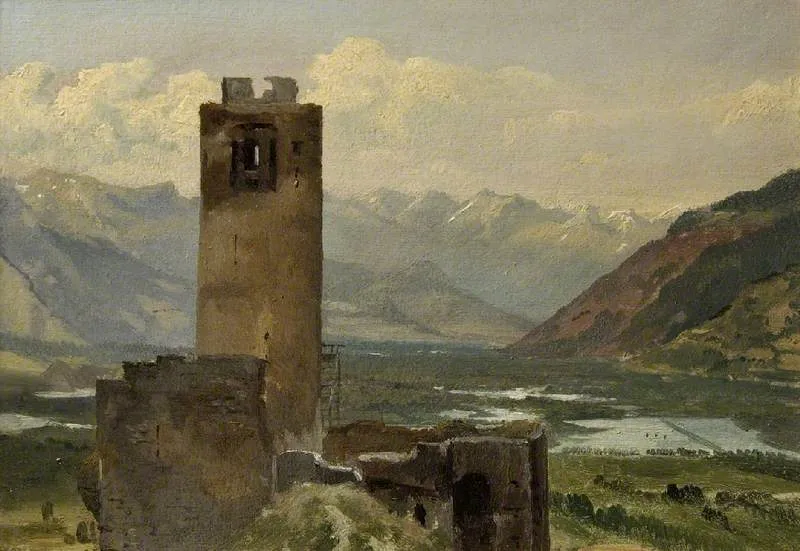 Château de la Bâtiaz, Sion, Martigny — Alexandre Desgoffe