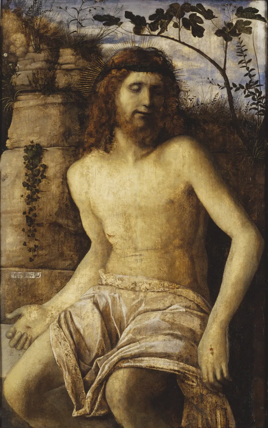 Christ crowned with Thorns (1507) by Giovanni Bellini — original painting reproduced as a hand-painted oil on canvas