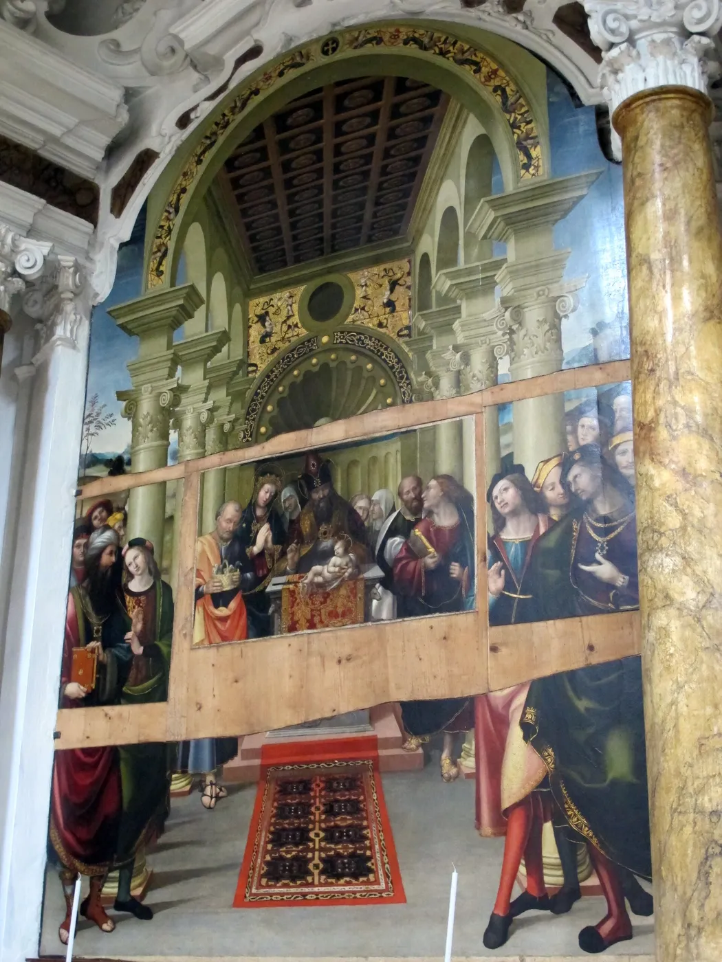 Circumcision of Christ (1506) by Domenico Pecori — original painting reproduced as a hand-painted oil on canvas