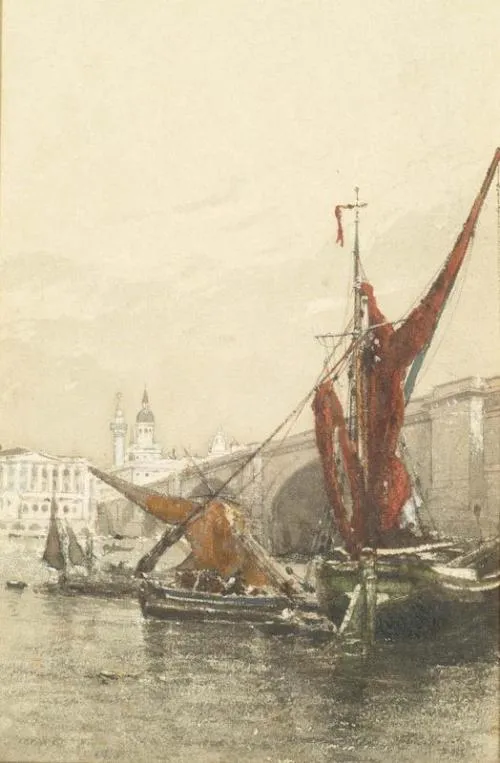 Clara Montalba - London Bridge — Clara Montalba