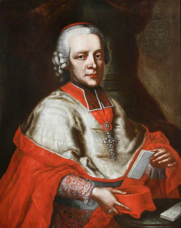 Count Hieronymus von Colloredo (1732–1812), Prince-Archbishop of Salzburg (from 1771) by Franz Xaver König — original painting reproduced as a hand-painted oil on canvas