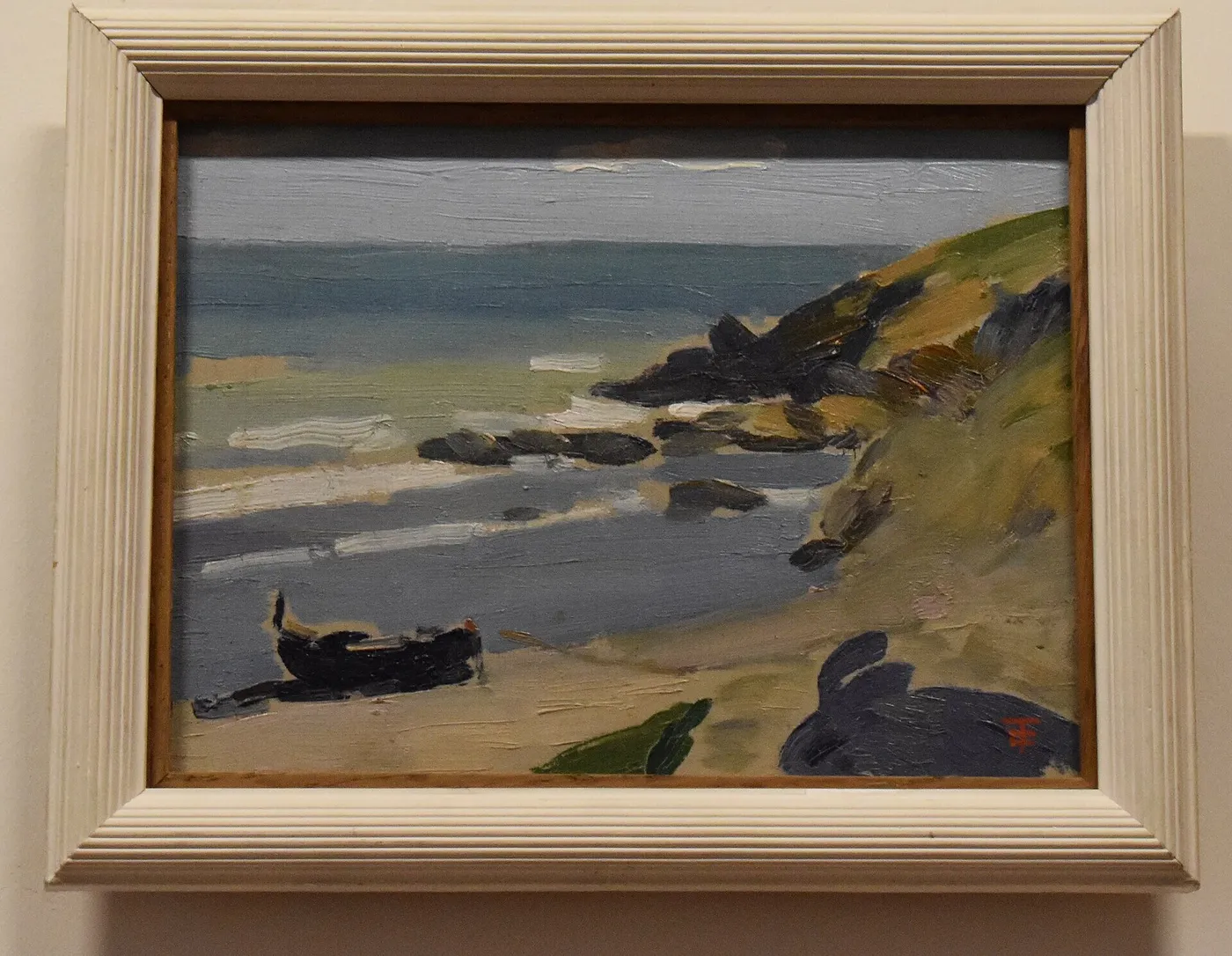 Crique de Porteils by Étienne Terrus — original painting reproduced as a hand-painted oil on canvas