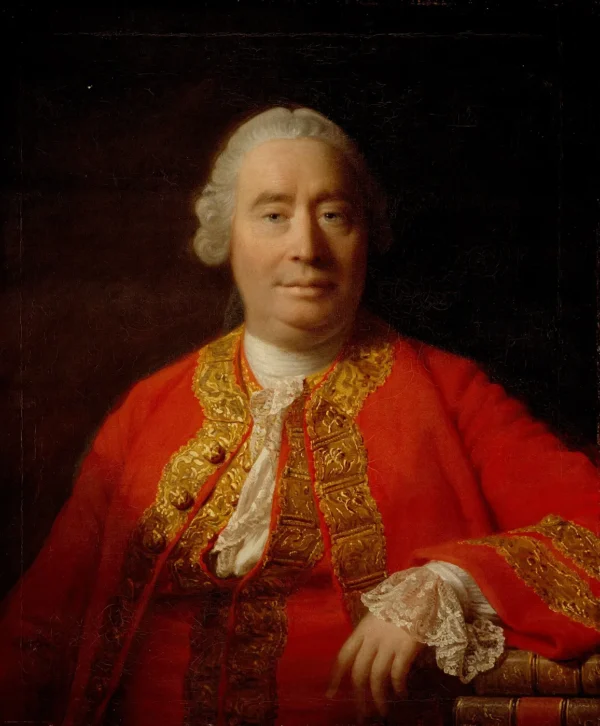 David Hume (1766) by Allan Ramsay — original painting reproduced as a hand-painted oil on canvas