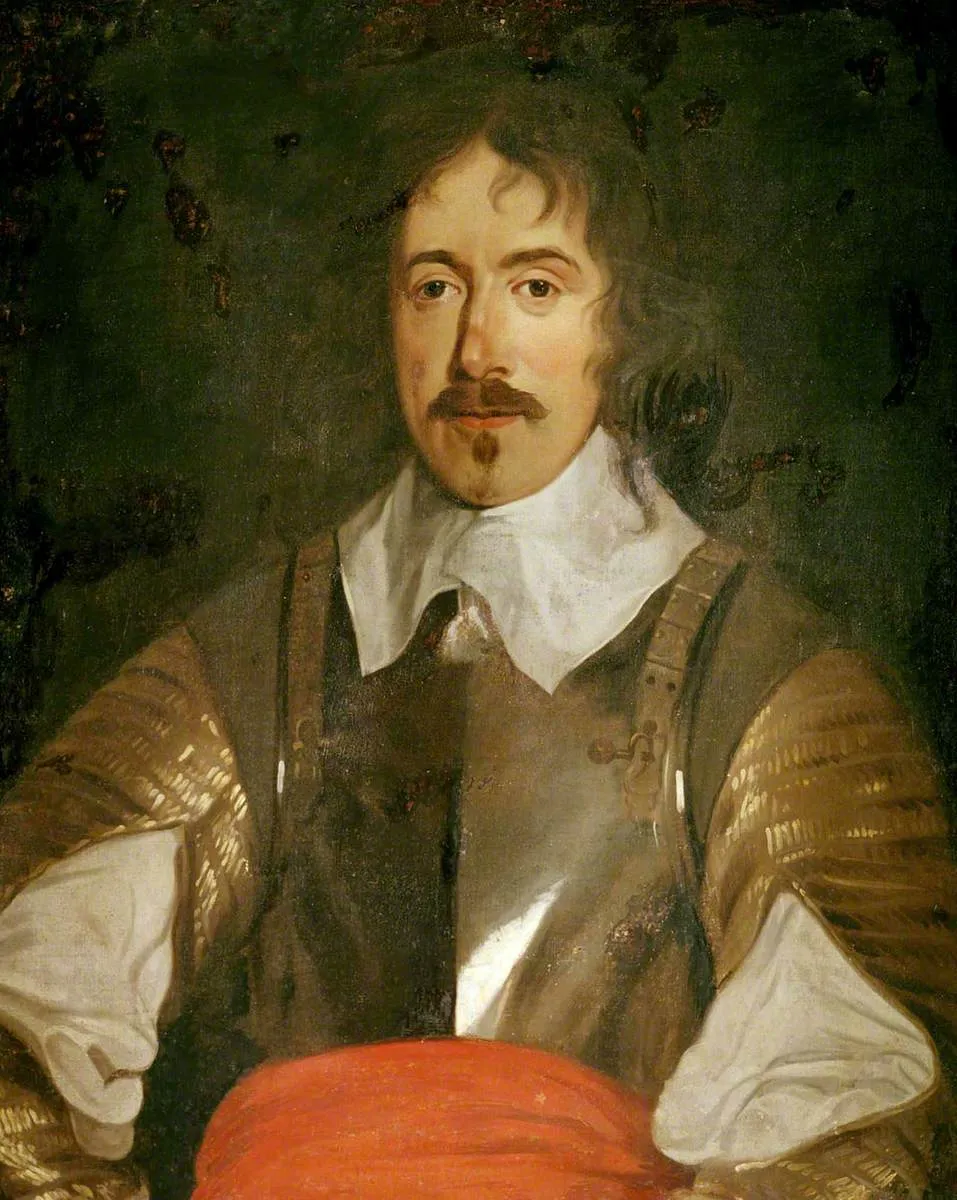 Denzil Holles, Baron Holles of Iffield (1639) by Edward Bower — original painting reproduced as a hand-painted oil on canvas