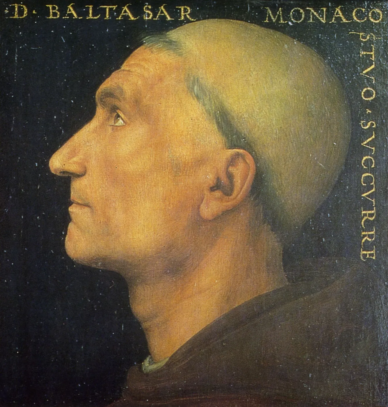 Don Baldassare di Antonio di Angelo (1500) by Pietro Perugino — original painting reproduced as a hand-painted oil on canvas