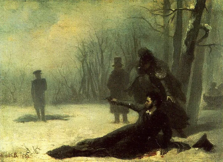Duel of Pushkin and d’Anthes — Adrian Volkov