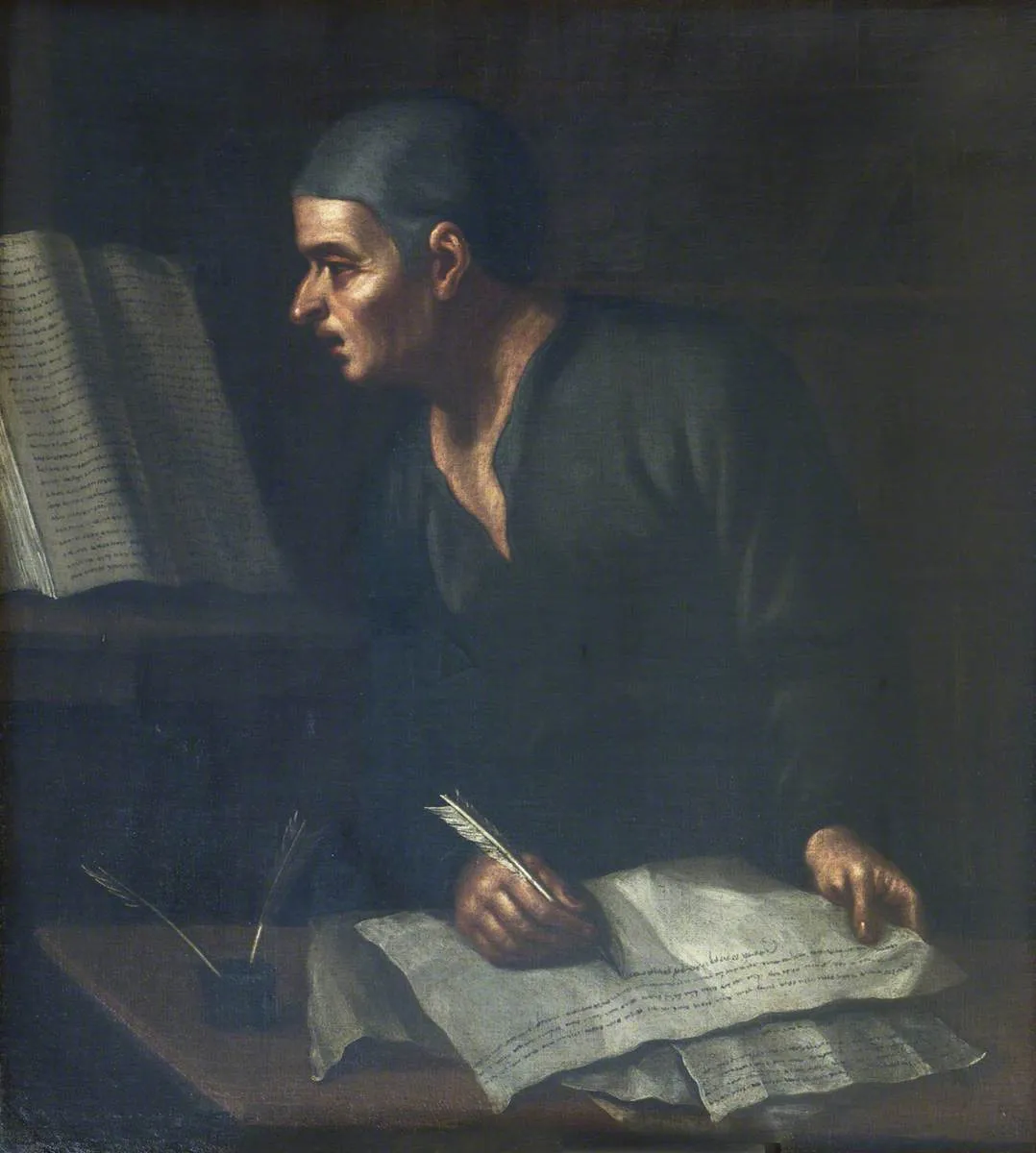 Duns Scotus by Edmund Ashfield — original painting reproduced as a hand-painted oil on canvas