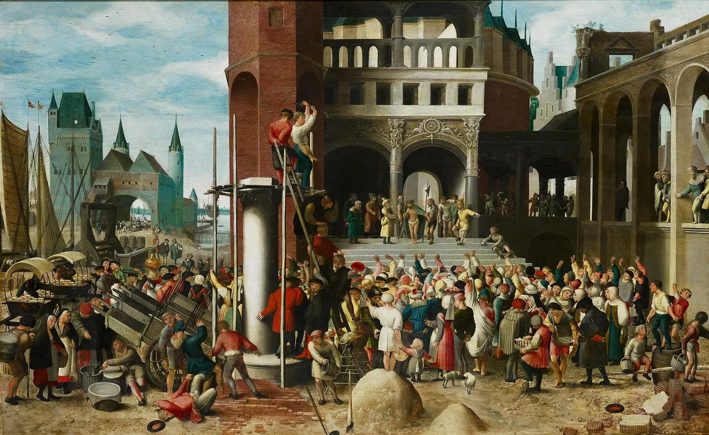 Ecce Homo (1545) by Brunswick Monogrammist — original painting reproduced as a hand-painted oil on canvas